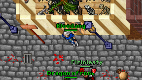 Bloodang on screen
