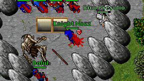 Knight Nozz on screen