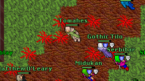 Tomahes on screen