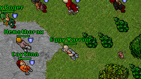 Eggy Warrior on screen