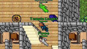 Temple Knight on screen
