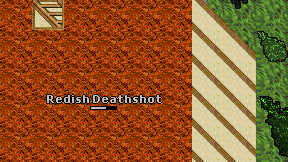 Redish Deathshot on screen