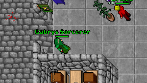 Gabrys Sorcerer on screen