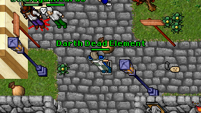 Darth Dead Element on screen