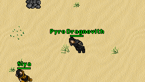Pyro Dragnovith on screen