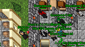 Buckets Healer on screen
