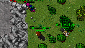 Activator on screen