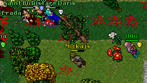Mickajs on screen