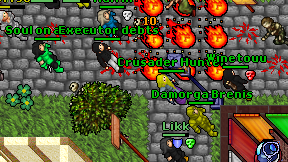 Crusader Hunter on screen