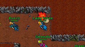 Lady Virae on screen