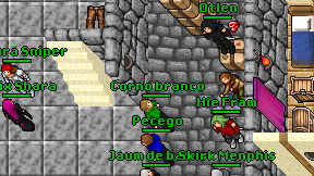 Corno branco on screen