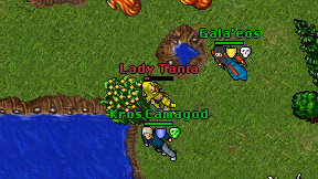 Lady Tania on screen