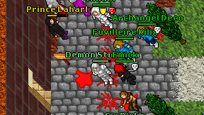 Demon Stickman on screen