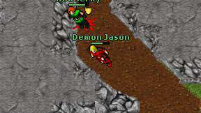 Demon Jason on screen