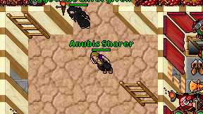 Anubis Sharer on screen