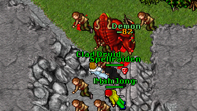 Clad Druid on screen