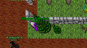 Slayer Sandon on screen
