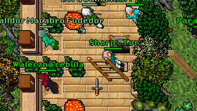 Sharp-Tor on screen