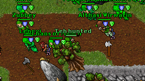 Teh hunted on screen
