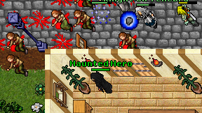 Haunted Hero on screen