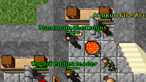 Montaron the Knight on screen