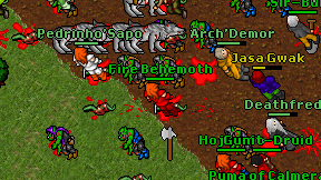 Fire Behemoth on screen