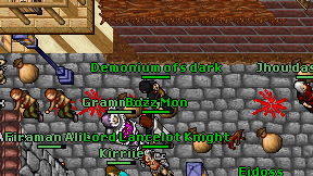 Demonium ofs dark on screen