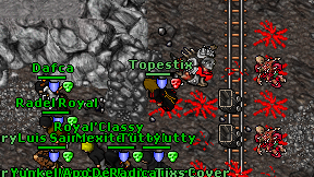 Topestix on screen