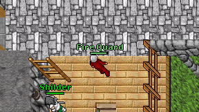 Fire Quard on screen