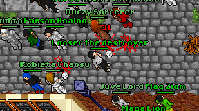 Looser the destroyer on screen