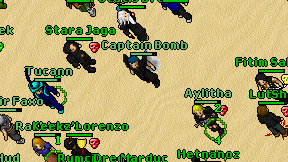 Captain Bomb on screen