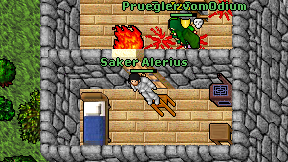 Saker Alerius on screen