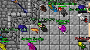 Hero Female on screen