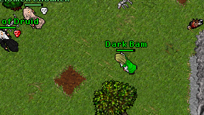 Dark Bam on screen