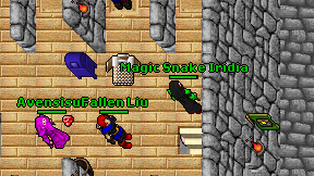 Magic Snake Iridia on screen