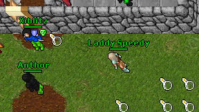 Laddy Speedy on screen