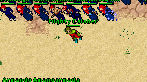 Mighty Calaber on screen