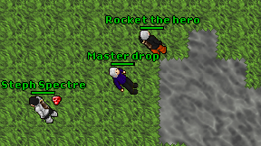 Master drop on screen
