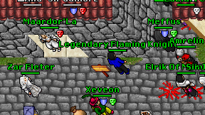 Legendary Flaming Knight on screen