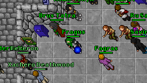 Fragus on screen