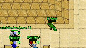Kieep on screen