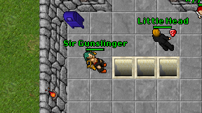 Sir Gunslinger on screen