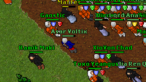 Asar Voltix on screen
