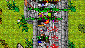 Mysterius Flowstone on screen