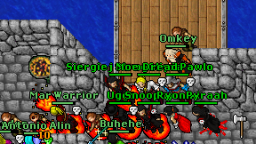 Omkey on screen
