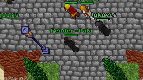 Fender-Pala on screen