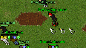 Knight Gales on screen