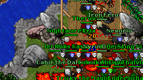 Nightmare Krix on screen
