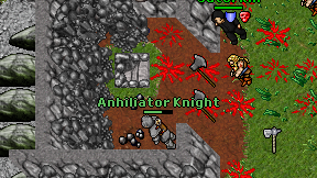 Anhiliator Knight on screen
