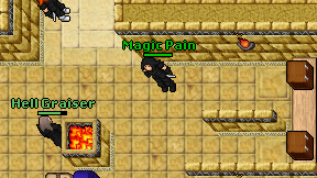 Magic Pain on screen